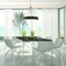Designers Fountain Erba 60 Watt 6 Light Old Satin Brass Pendant with Grey Wood Shade D228M-24P-OSB - alternate 2